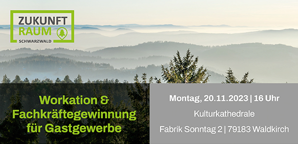 Vortrag: Workation & Fachräftegewinnung für Gastgewerbe